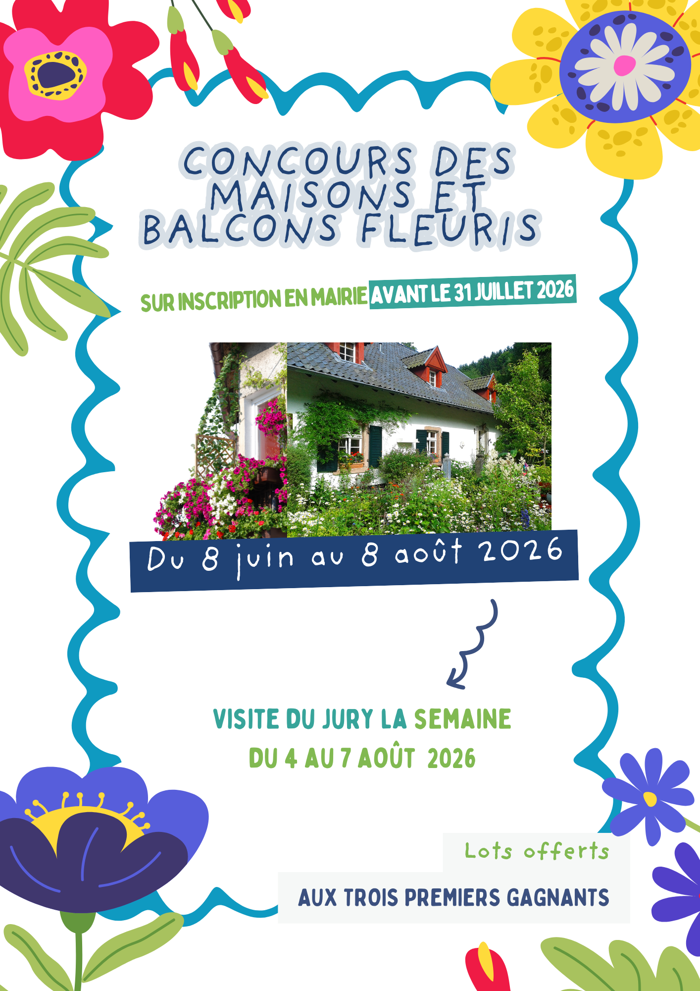 Concours de maisons et balcons fleuris