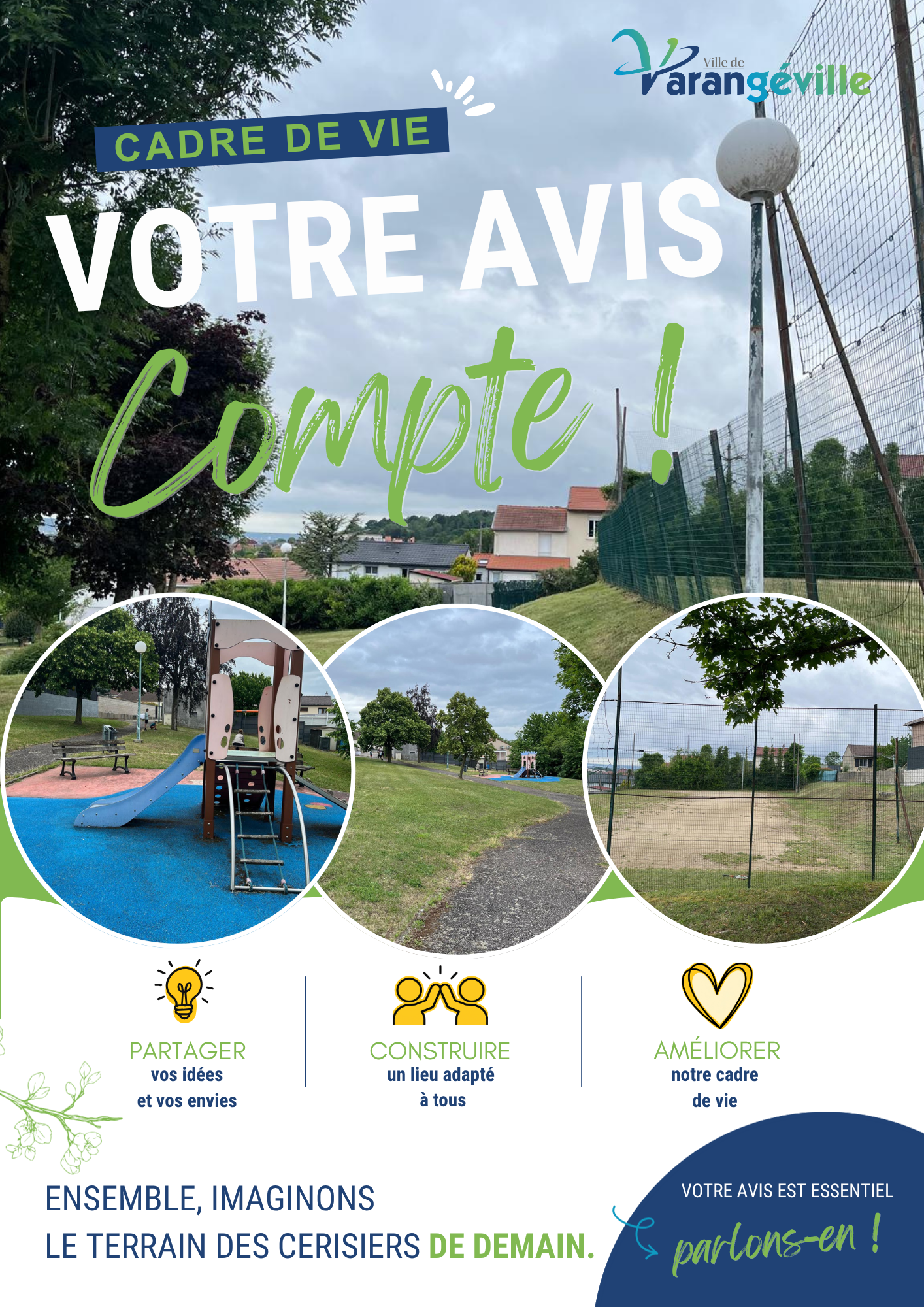 Aménagement des cerisiers