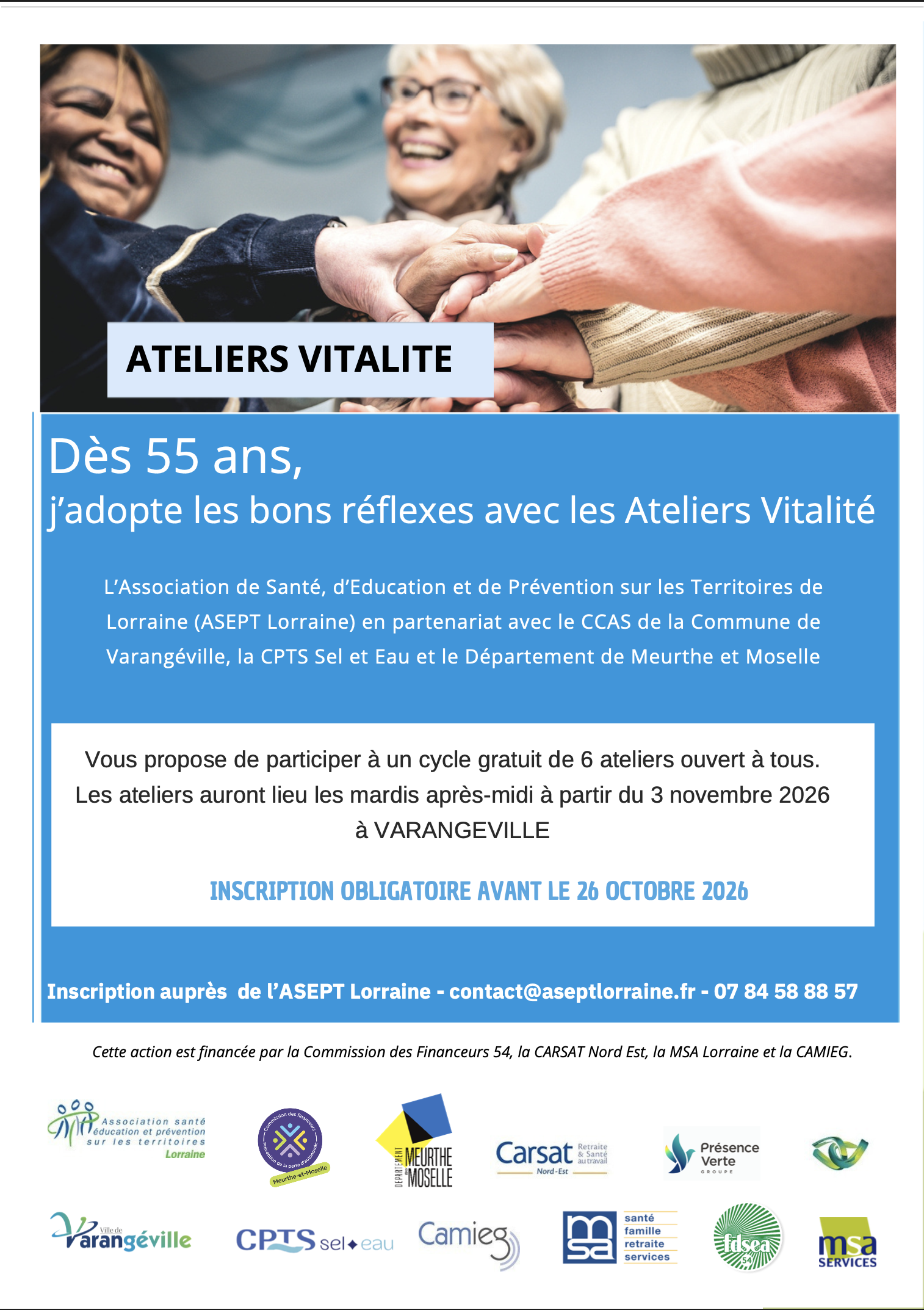 ateliers vitalité