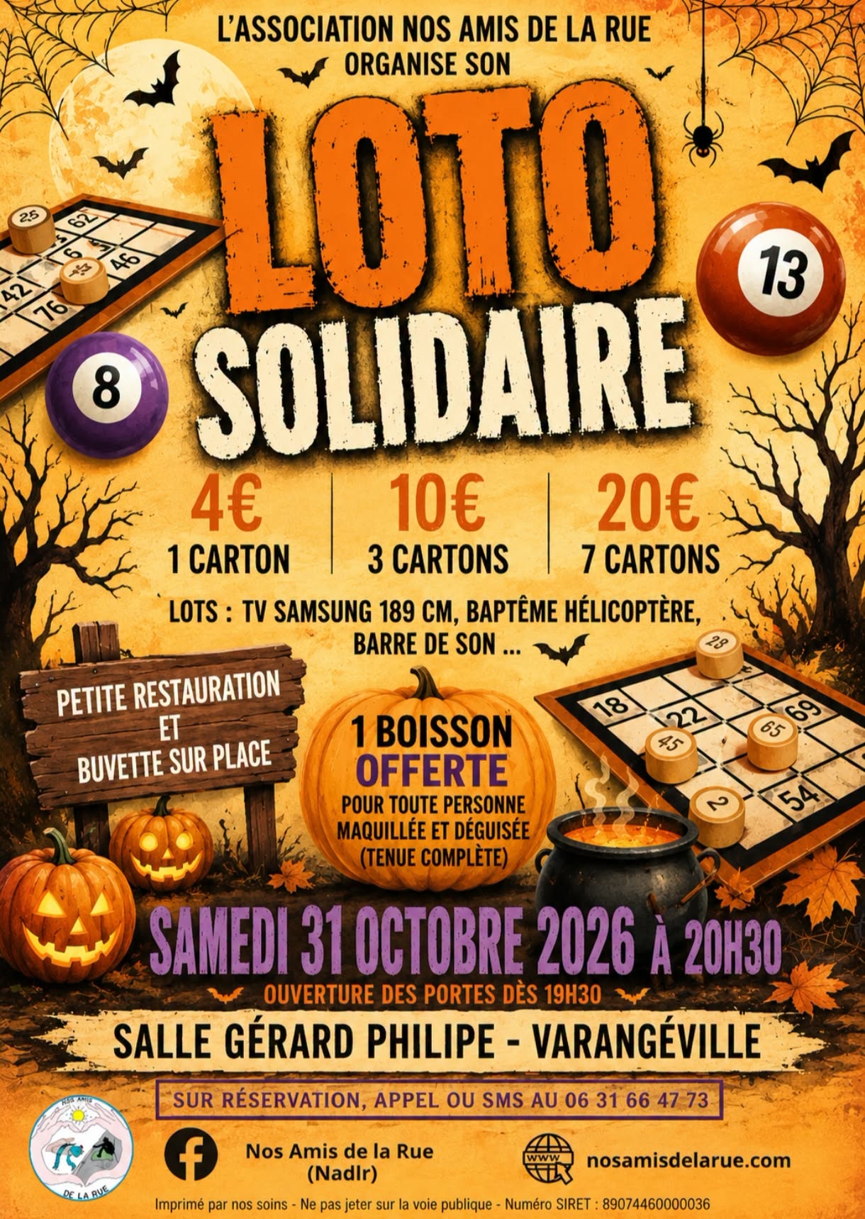 LOTO SOLIDAIRE nos amis de la rue